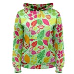 Flower Flora Floral Nature Pattern Seamless Women s Pullover Hoodie