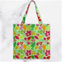 Zipper Grocery Tote Bag 