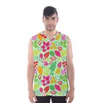 Flower Flora Floral Nature Pattern Seamless Men s Basketball Tank Top