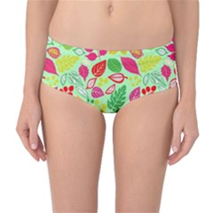 Mid-Waist Bikini Bottoms 