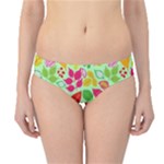 Flower Flora Floral Nature Pattern Seamless Hipster Bikini Bottoms