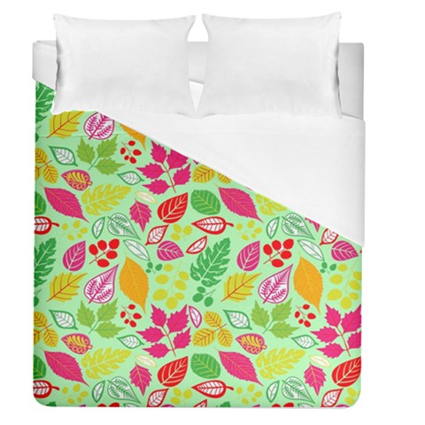 Flower Flora Floral Nature Pattern Seamless Duvet Cover (Queen Size) from ArtsNow.com