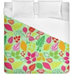 Flower Flora Floral Nature Pattern Seamless Duvet Cover (King Size)