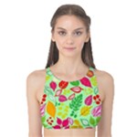 Flower Flora Floral Nature Pattern Seamless Tank Bikini Top