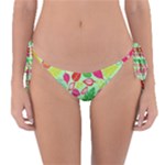 Flower Flora Floral Nature Pattern Seamless Reversible Bikini Bottoms