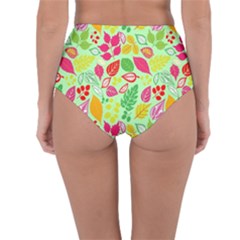 Reversible High-Waist Bikini Bottoms 