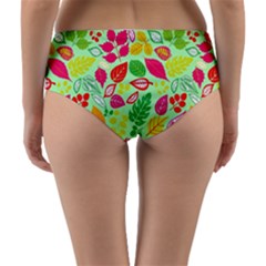 Reversible Mid-Waist Bikini Bottoms 