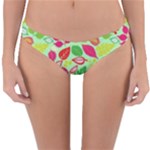 Flower Flora Floral Nature Pattern Seamless Reversible Hipster Bikini Bottoms