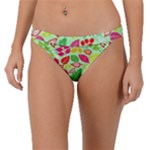 Flower Flora Floral Nature Pattern Seamless Band Bikini Bottoms