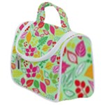 Flower Flora Floral Nature Pattern Seamless Satchel Handbag