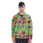 Flower Flora Floral Nature Pattern Seamless Men s Windbreaker