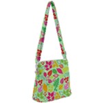 Flower Flora Floral Nature Pattern Seamless Zipper Messenger Bag