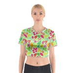 Flower Flora Floral Nature Pattern Seamless Cotton Crop Top