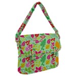 Flower Flora Floral Nature Pattern Seamless Buckle Messenger Bag