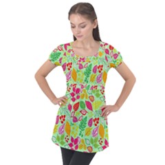 Puff Sleeve Tunic Top 