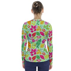 V-Neck Long Sleeve Top 