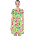 Flower Flora Floral Nature Pattern Seamless Adorable in Chiffon Dress