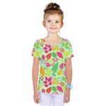 Flower Flora Floral Nature Pattern Seamless Kids  One Piece T-Shirt