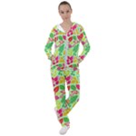 Flower Flora Floral Nature Pattern Seamless Women s Tracksuit