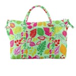 Flower Flora Floral Nature Pattern Seamless Carry-on Travel Shoulder Bag