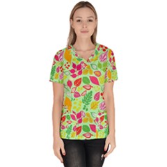 Women s V-Neck Scrub Top 