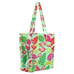 Flower Flora Floral Nature Pattern Seamless Everyday Shoulder Bag with Pouch Bag