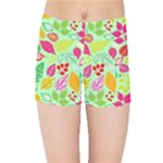 Flower Flora Floral Nature Pattern Seamless Kids  Sports Shorts