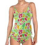 Flower Flora Floral Nature Pattern Seamless Tankini Set