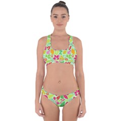 Flower Flora Floral Nature Pattern Seamless Cross Back Hipster Bikini Set from ArtsNow.com