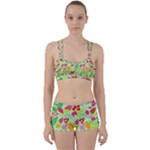 Flower Flora Floral Nature Pattern Seamless Perfect Fit Gym Set