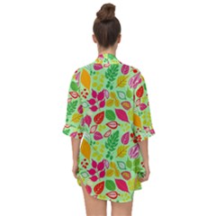 Open Front Chiffon Kimono 