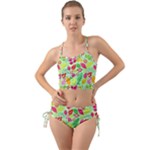 Flower Flora Floral Nature Pattern Seamless Mini Tank Bikini Set