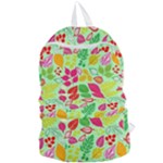 Flower Flora Floral Nature Pattern Seamless Foldable Lightweight Backpack