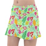 Flower Flora Floral Nature Pattern Seamless Classic Tennis Skirt