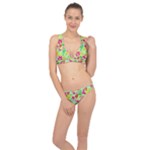 Flower Flora Floral Nature Pattern Seamless Classic Banded Bikini Set 