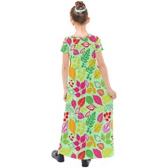 Kids  Short Sleeve Maxi Dress 