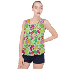 Bubble Hem Chiffon Tank Top 