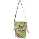 Flower Flora Floral Nature Pattern Seamless Folding Shoulder Bag