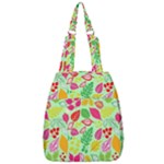 Flower Flora Floral Nature Pattern Seamless Center Zip Backpack