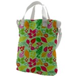 Flower Flora Floral Nature Pattern Seamless Canvas Messenger Bag