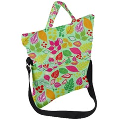 Fold Over Handle Tote Bag 