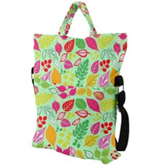 Fold Over Handle Tote Bag 