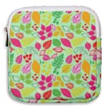 Flower Flora Floral Nature Pattern Seamless Mini Square Pouch