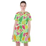 Flower Flora Floral Nature Pattern Seamless Sailor Dress