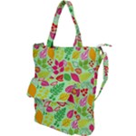 Flower Flora Floral Nature Pattern Seamless Shoulder Tote Bag