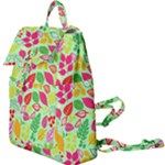 Flower Flora Floral Nature Pattern Seamless Buckle Everyday Backpack