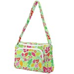 Flower Flora Floral Nature Pattern Seamless Front Pocket Crossbody Bag