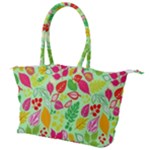 Flower Flora Floral Nature Pattern Seamless Canvas Shoulder Bag