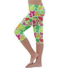 Kids  Lightweight Velour Capri Leggings  