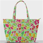 Flower Flora Floral Nature Pattern Seamless Back Pocket Shoulder Bag 